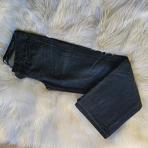 For All Mankind Womens Jean's. Very soft dark blue flare bottom jeans. Inseam 26